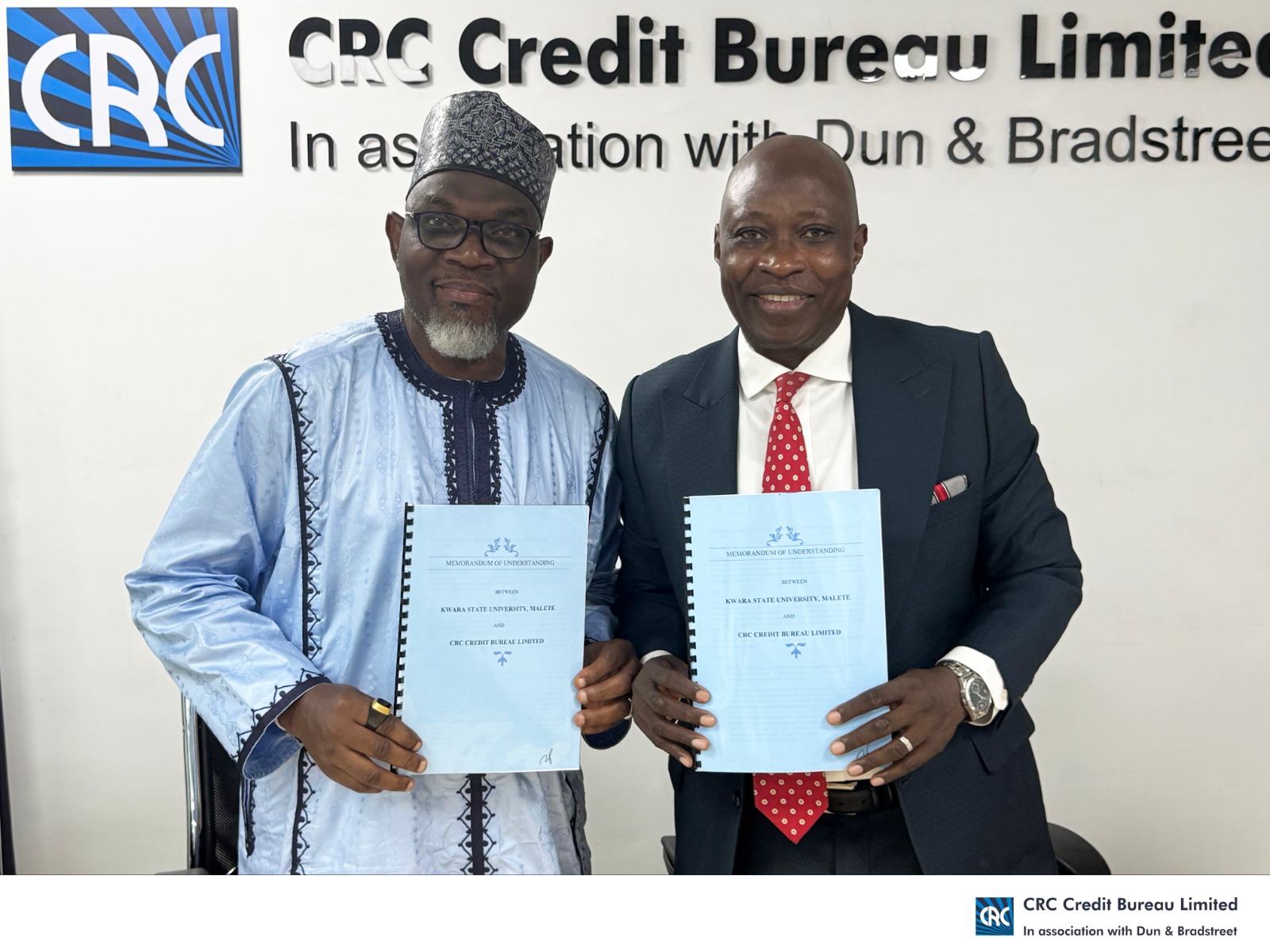 CRC Credit Bureau and KWASU Sign Strategic MoU to Advance Research, Talent Development, and Data-Driven Finance